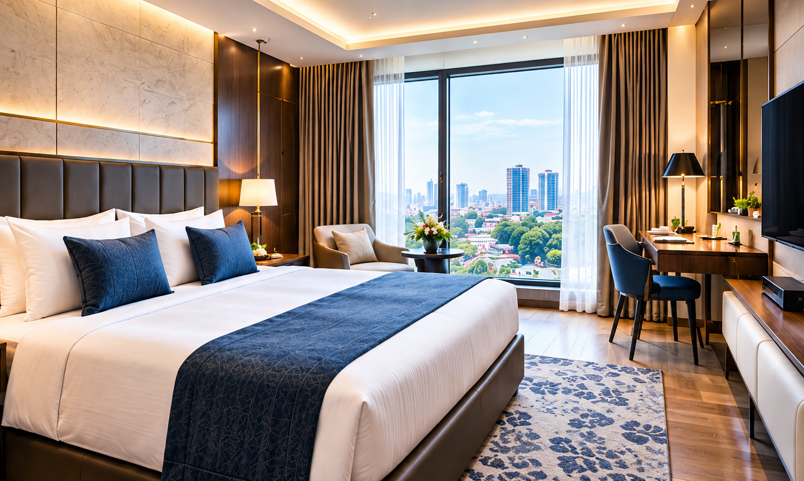 Haryana Gurugram Upscale Hospitality Suite Bedroom
